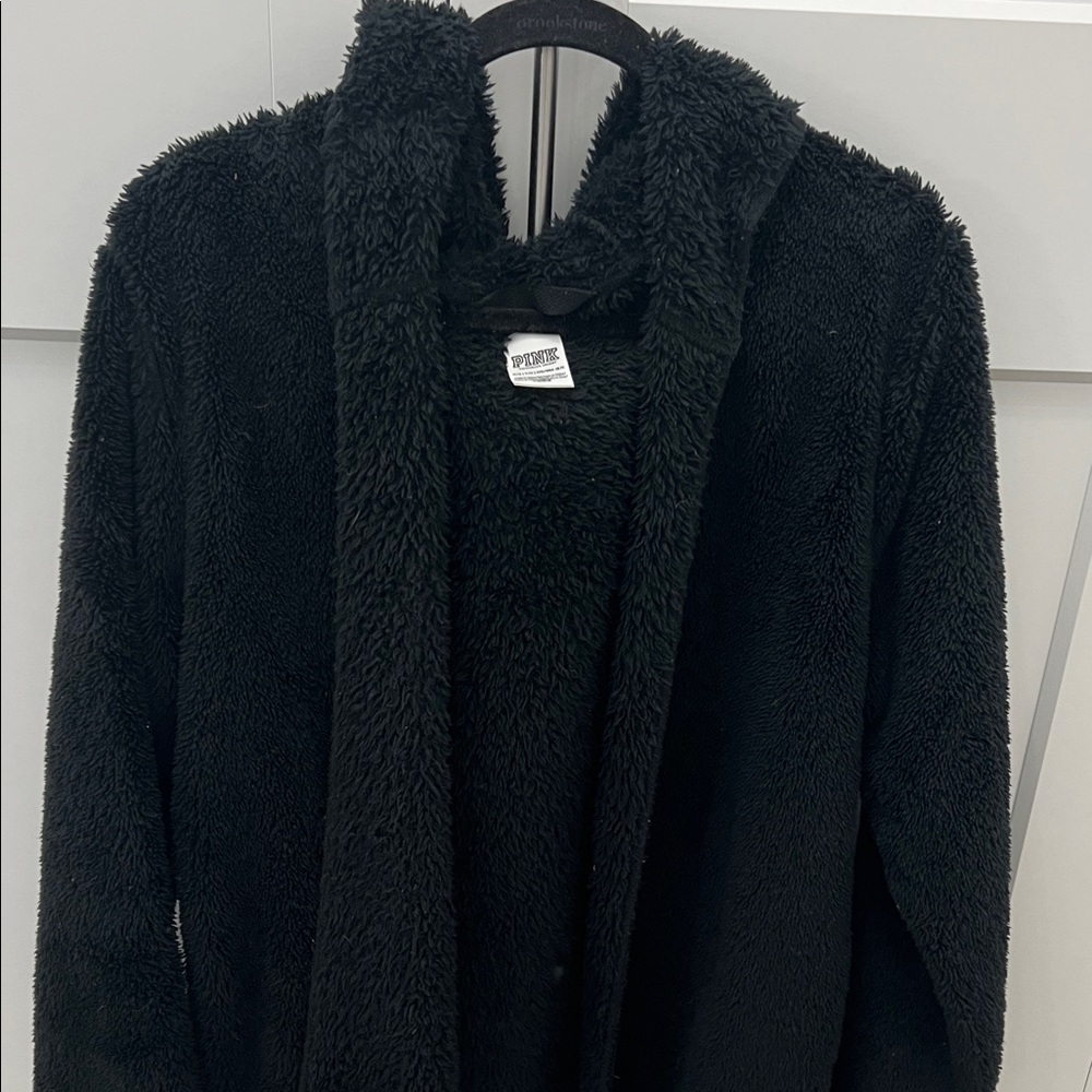 PINK Black Fleece Cardigan